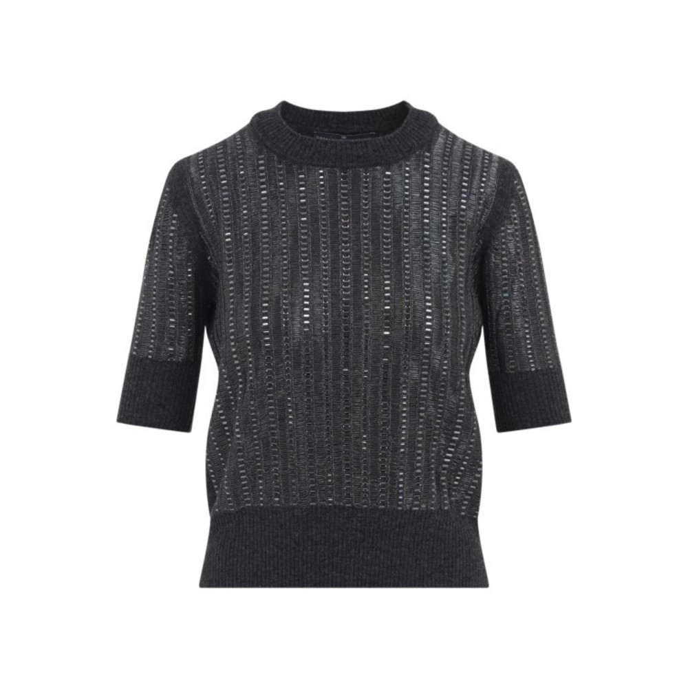 Ermanno Scervino Grey Virgin Wool Pullover - NWT